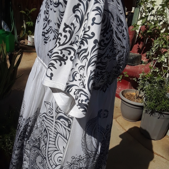 NWOT Bohemian Embellished Dress & Cover Up! - Picture 3 of 5